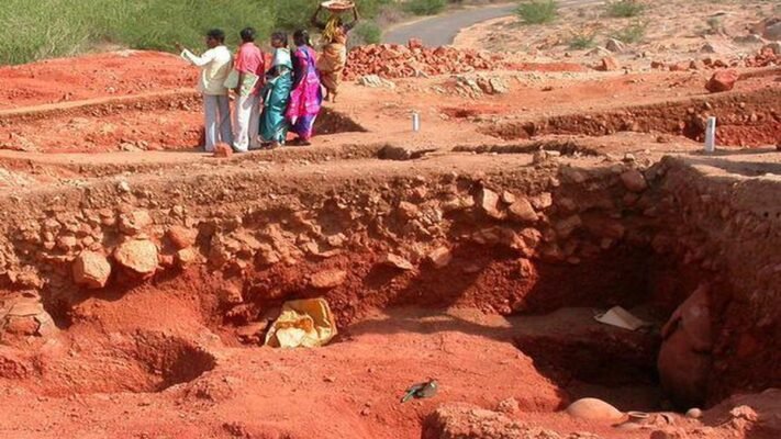 Union finance minister Nirmala Sitharaman laid the foundation stone for an archeological museum in Adichanallur.