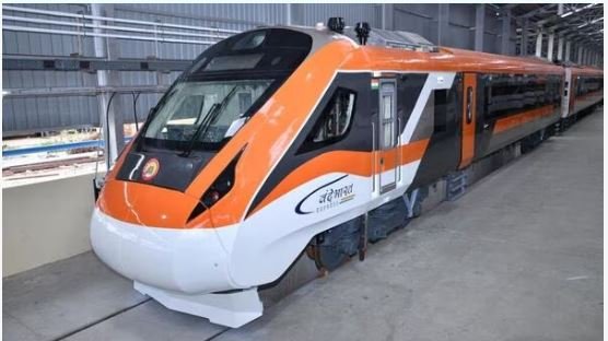 Vande Bharat trains to debut with new orange-colored exterior, improved safety features and comfort enhancements.