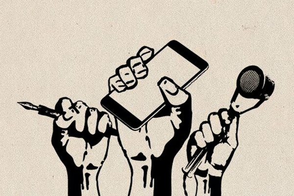 Journalists Protest Delhi Police Crackdown on NewsClick