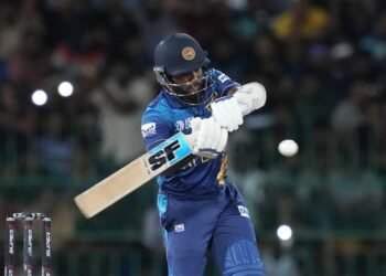 Sadeera Samarawickrama displayed unwavering composure in his unbeaten half-century as he guided Sri Lanka to a clinical five-wicket win over the Netherlands and secure their first victory in this World Cup in Lucknow on Saturday.
