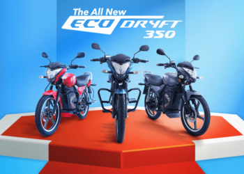 PURE EV Launches ecoDryft 350: Electric Motorcycle packed with 171 KM Range & Performance