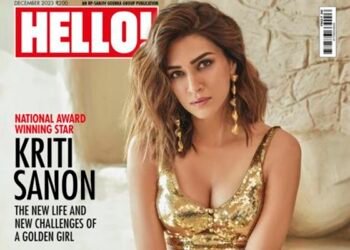 kriti sanon hello magazine cover photo