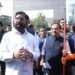 Chief Minister of Maharashtra Eknath Shinde with Commissioner Mira Bhayandar Municipal Corporation Sanjay Shripatrao Katkar