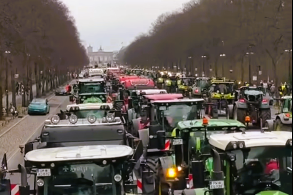 Farmers Protest Across Germany Over Tax Break Cuts