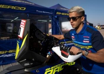 The Germany-born Kerala rider, who rides for Sherco TVS Rally Factory squad, won Stage 8 in the Rally 2 class