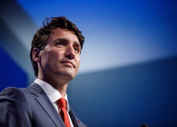 Trudeau said, Of course, it's super tough, it's super not great at times. But my God, the path we're on is so precarious, democracies are under such attack around the world.