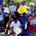 Hundreds of Bengalureans on Sunday gathered at Cubbon Park against the Karnataka government's decision to allow a 10-storey building as an annexe to the high court within the park premises.