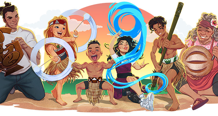 Google Doodle celebrates Waitangi Day, marking the signing of the Treaty of Waitangi in 1840, a crucial document for promoting peace in New Zealand.